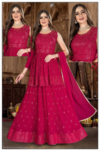 FANCY GOWN GHAGRI STYLE