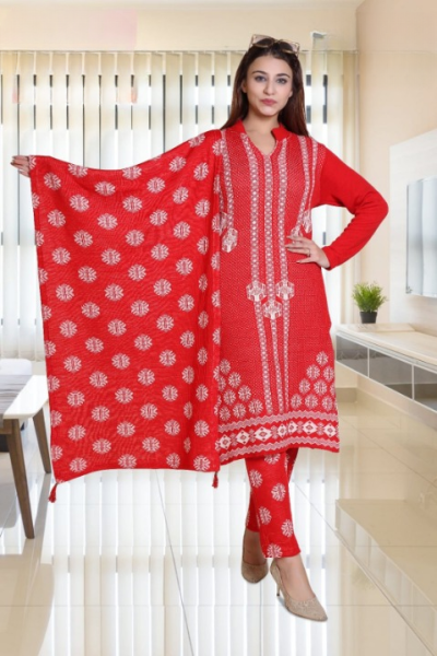 Woolen Kurti Plazo set